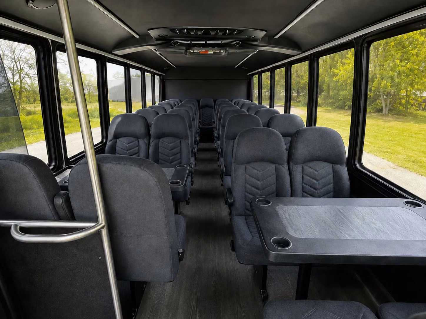 15 passenger minibus inside