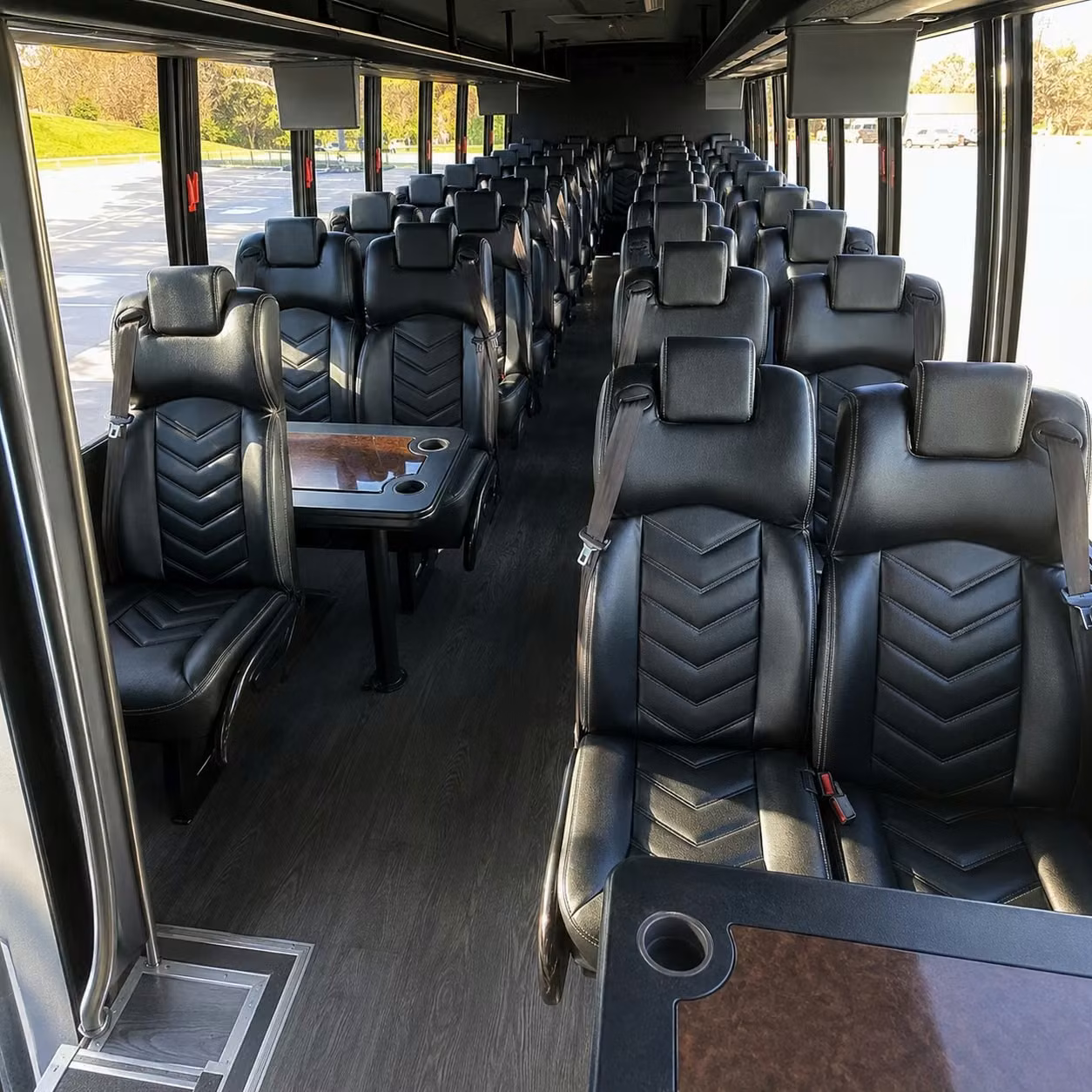 25 passenger minibus interior