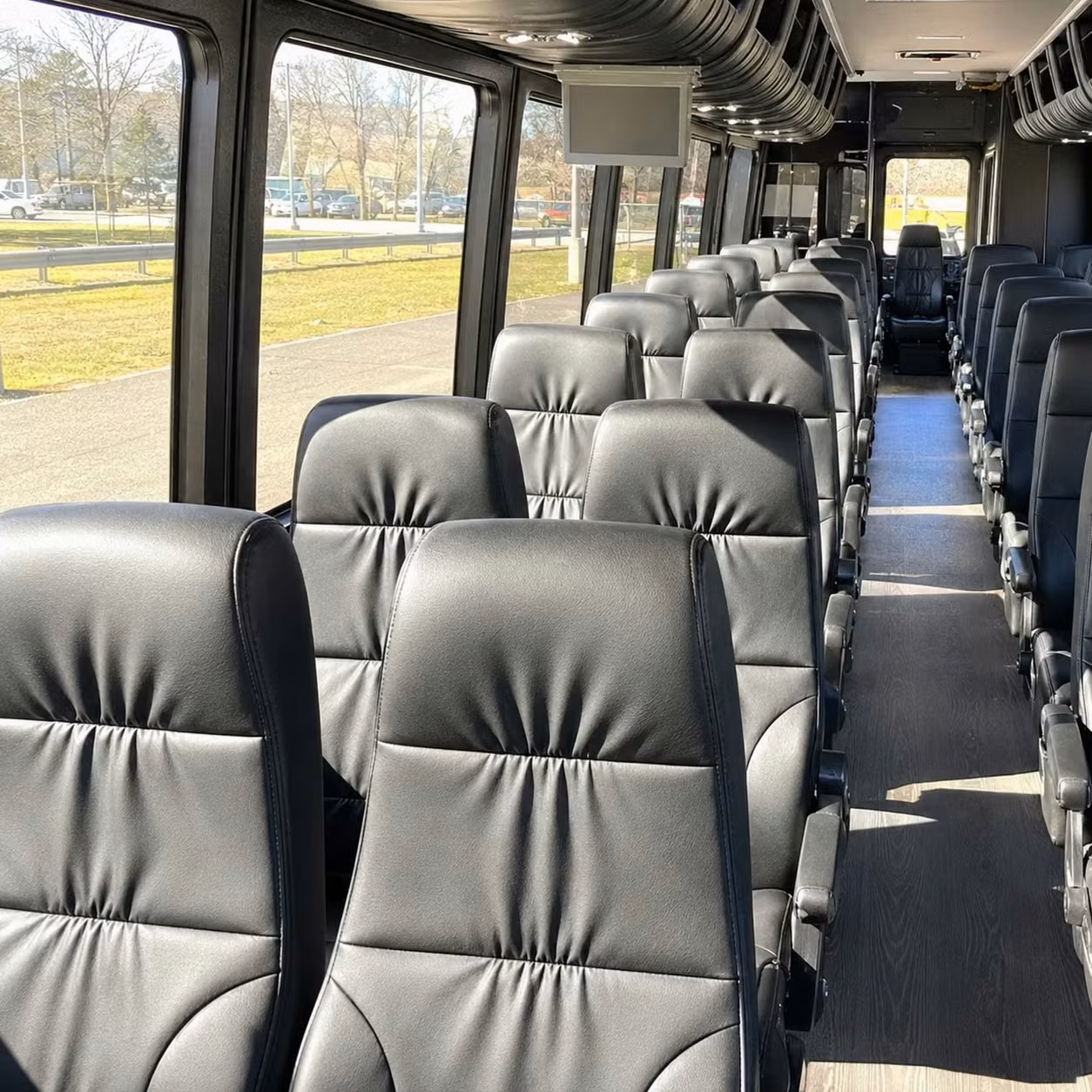 28 passenger minibus interior