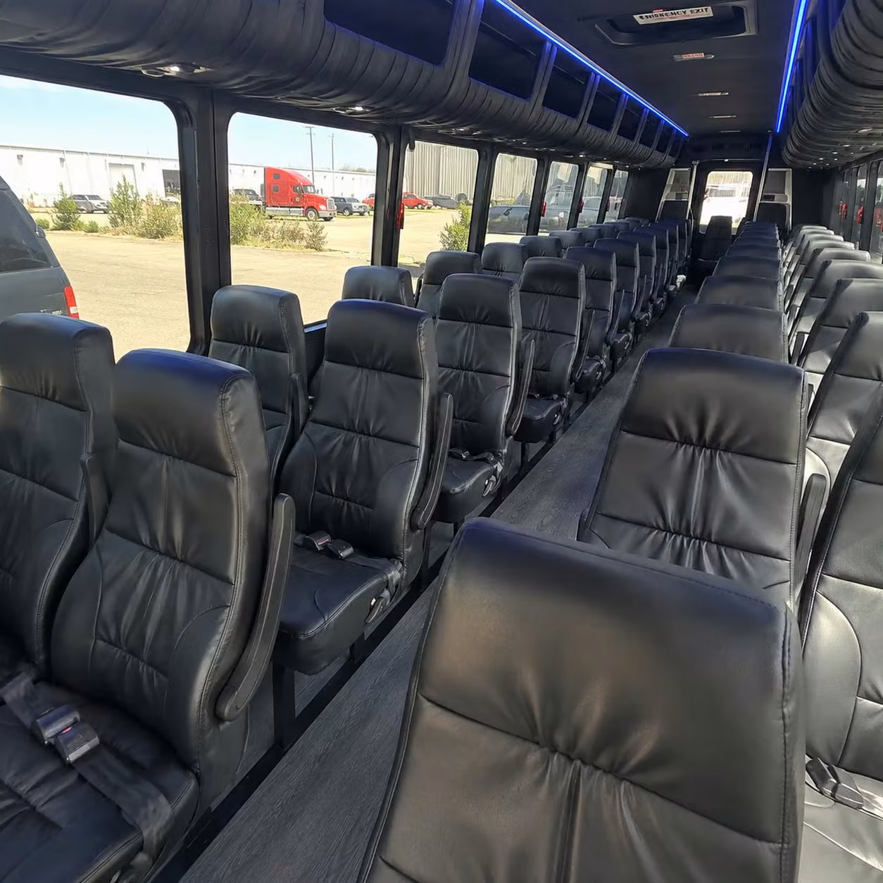 35 passenger minibus interior